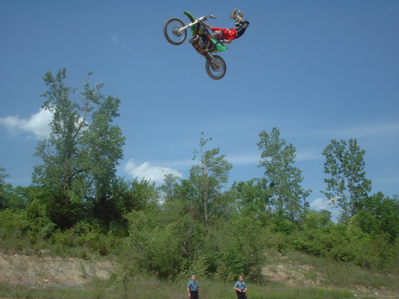 Steve Wagner checks out the police from his freestyle perspective.