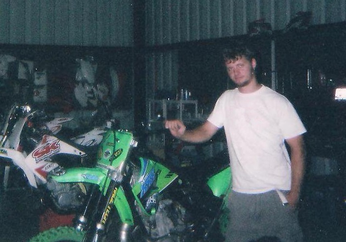 Steve in the shop at Chuck's Texas compound.