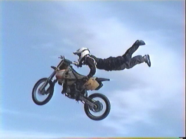 This is when Steve rode old bikes and wore baggy gear. Yikes.